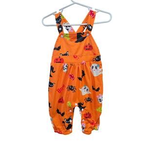 5/$20 Soft Halloween Overalls - 3-6mo